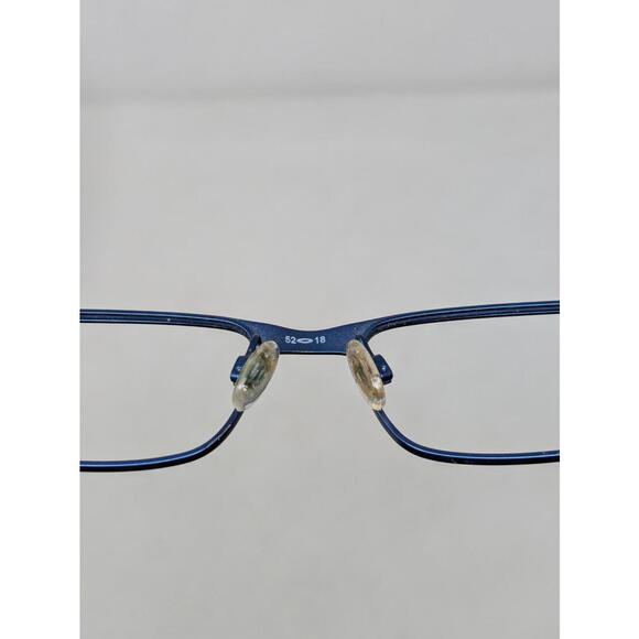 Oakley OX3222-0352 Steel Plate Powder Midnight Blue Eyeglasses Frame 52-18-141 - Picture 7 of 9